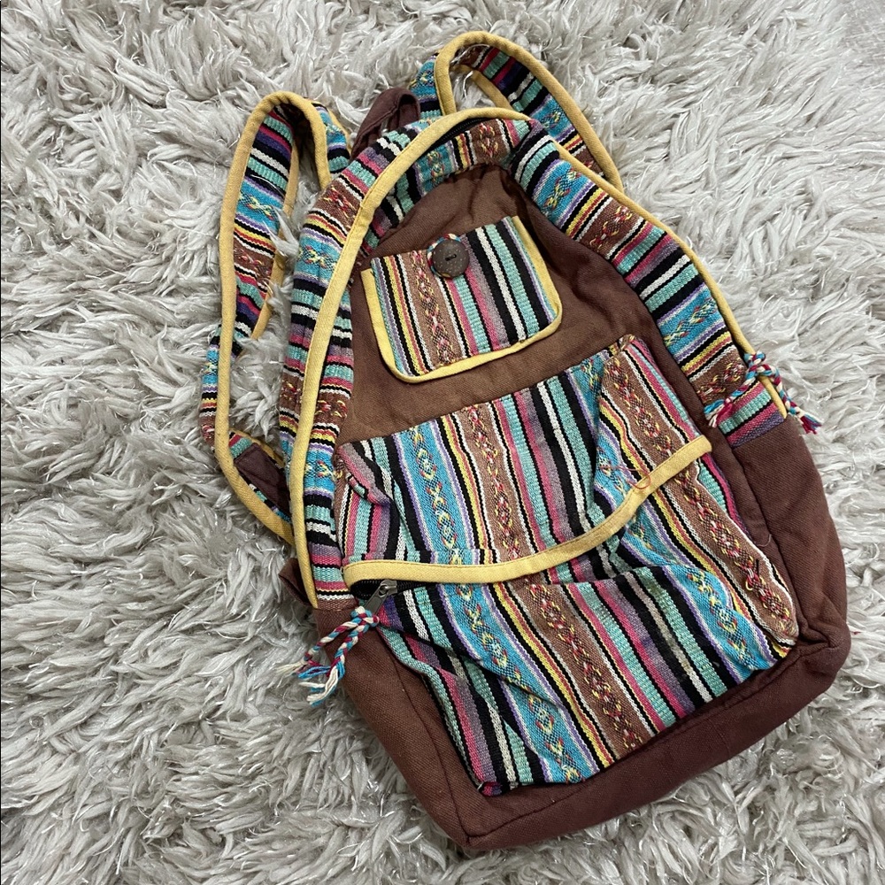 multi color backpack - Picture 2 of 2